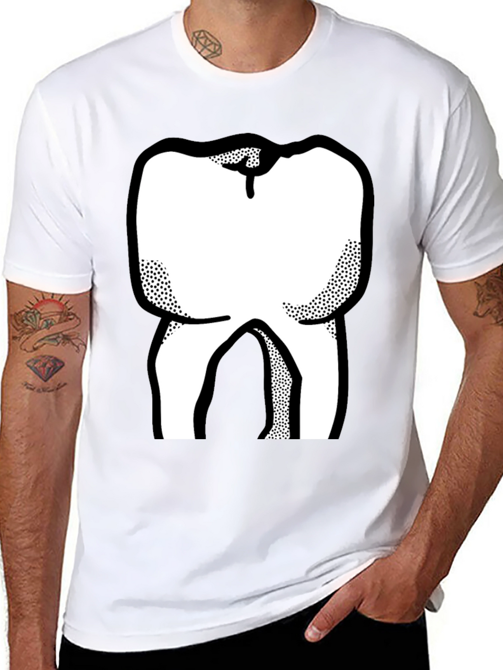Tooth Graphic Tee - Dentist Gift