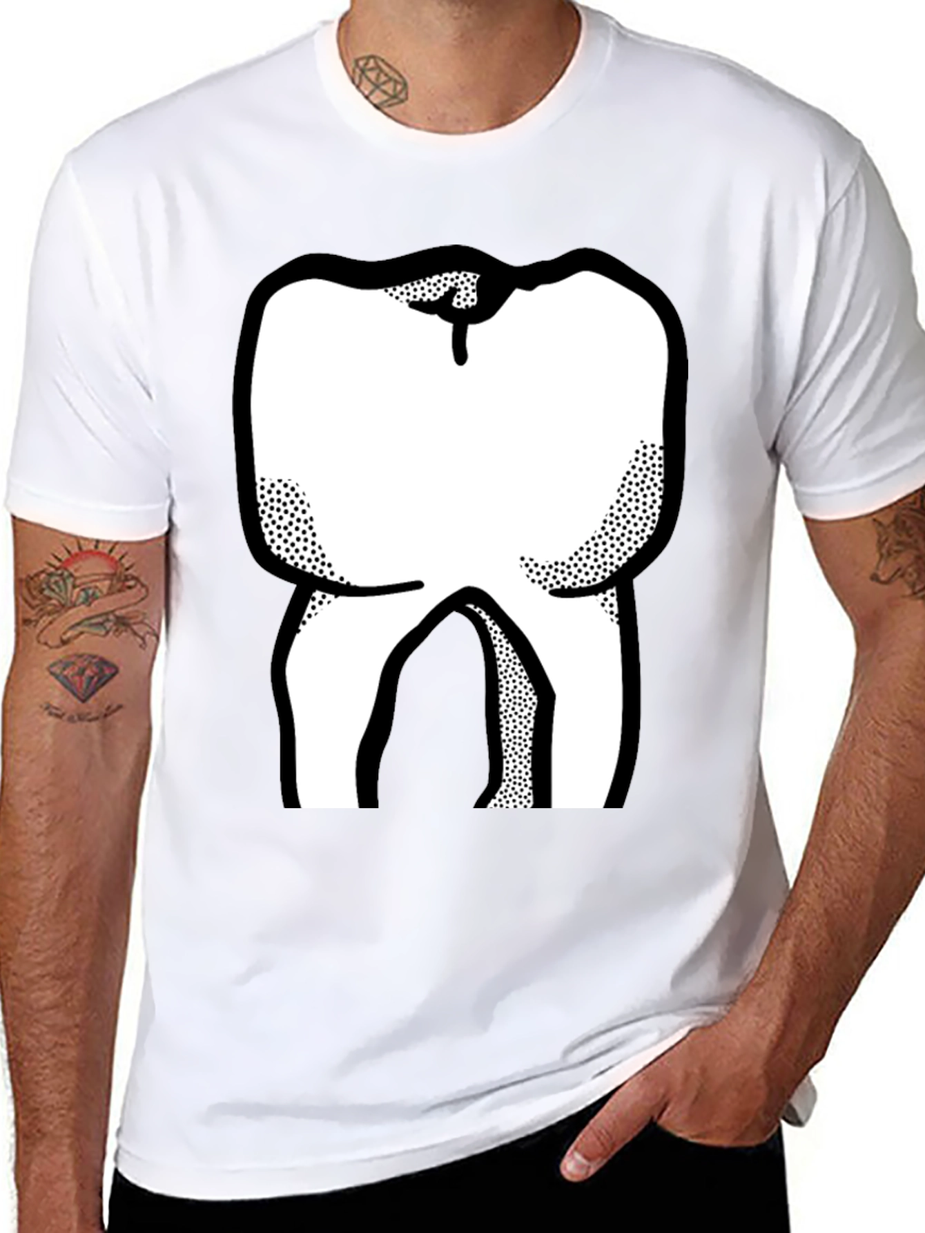 Tooth Graphic Tee - Dentist Gift