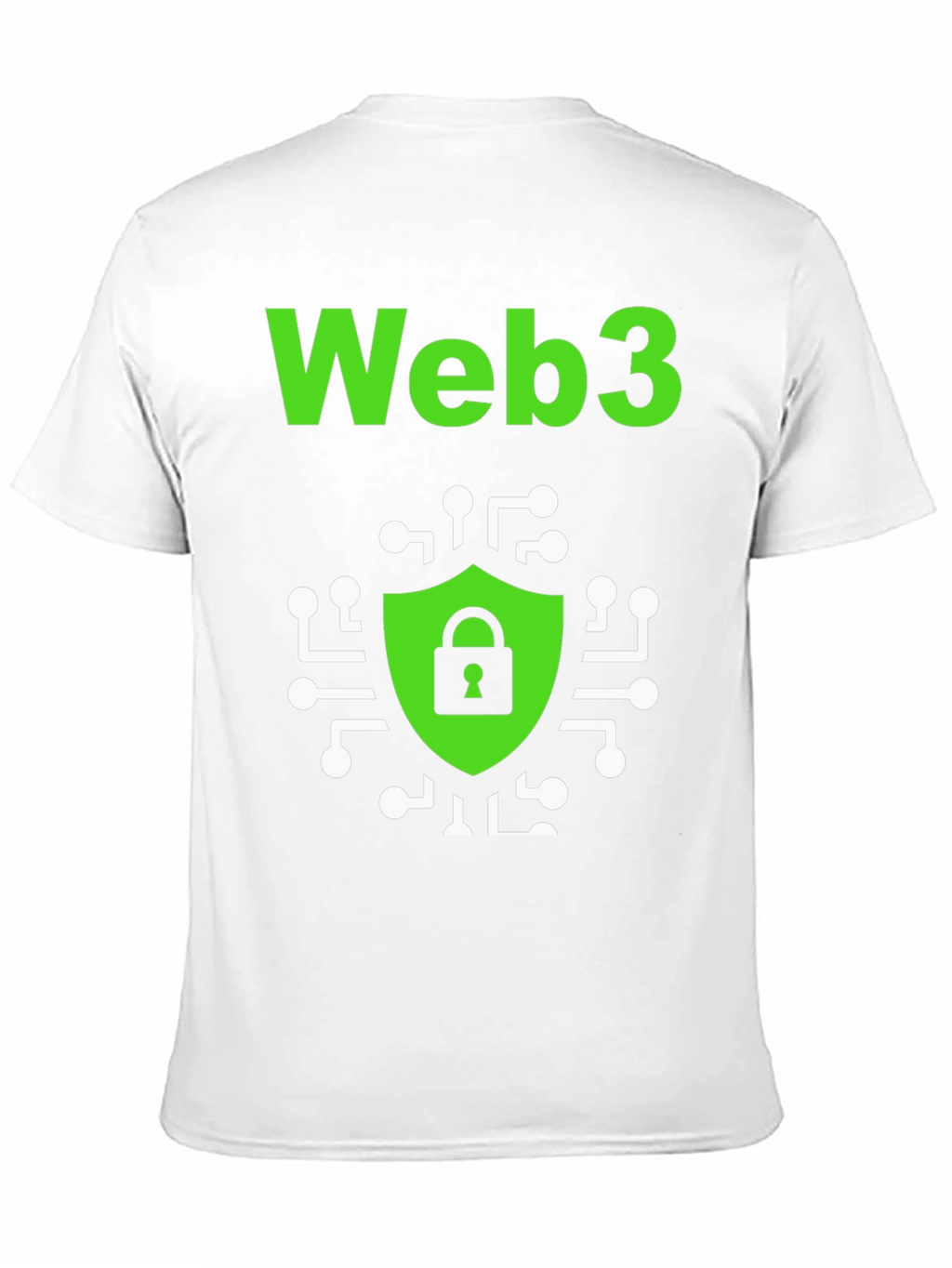 Web3 Security Graphic Tee - Black Cotton