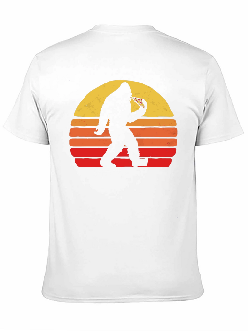 Sasquatch Pizza Sunset Tee