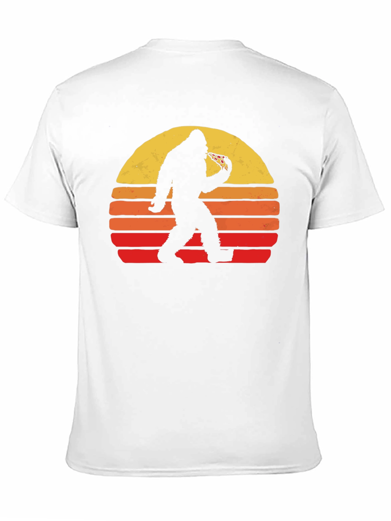 Sasquatch Pizza Sunset Tee