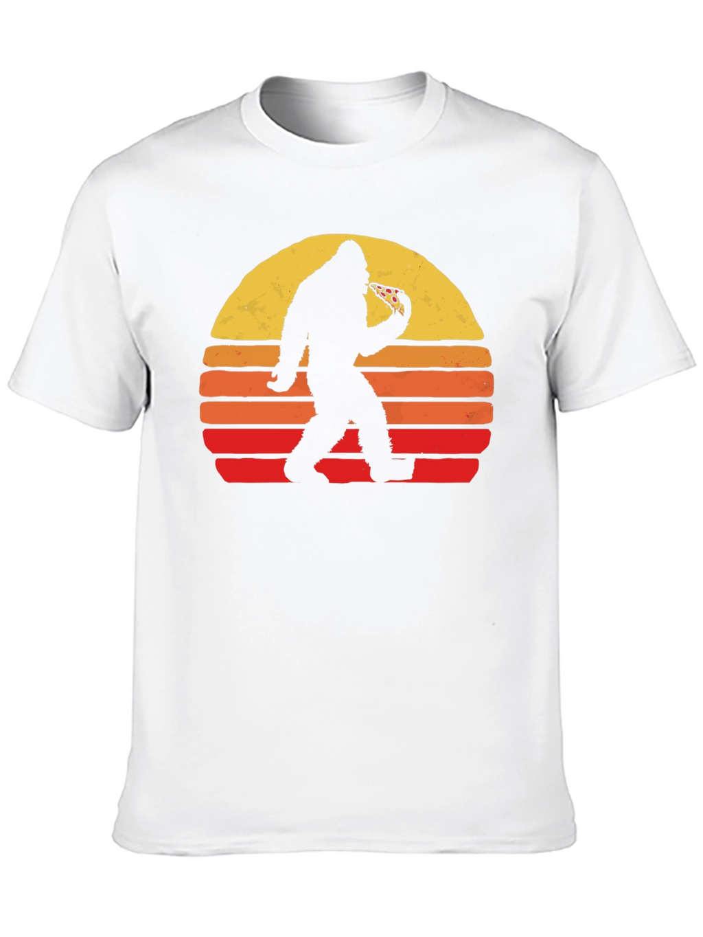 Sasquatch Pizza Sunset Tee
