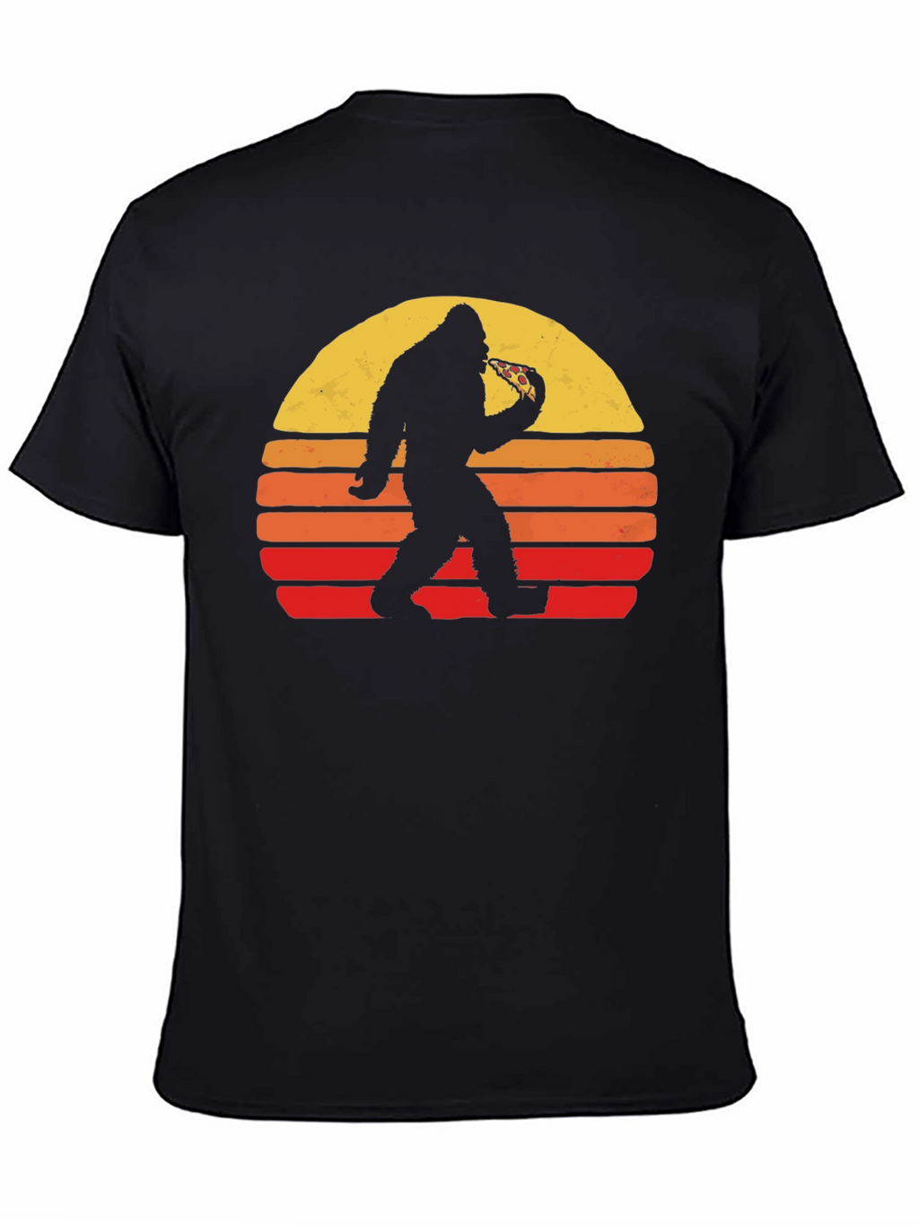Sasquatch Pizza Sunset Tee