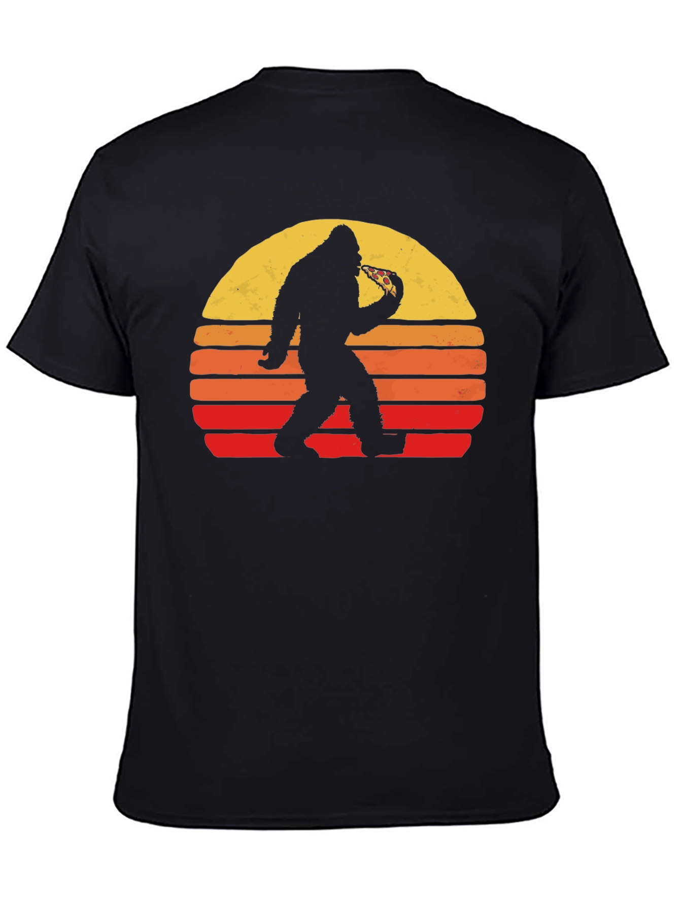 Sasquatch Pizza Sunset Tee