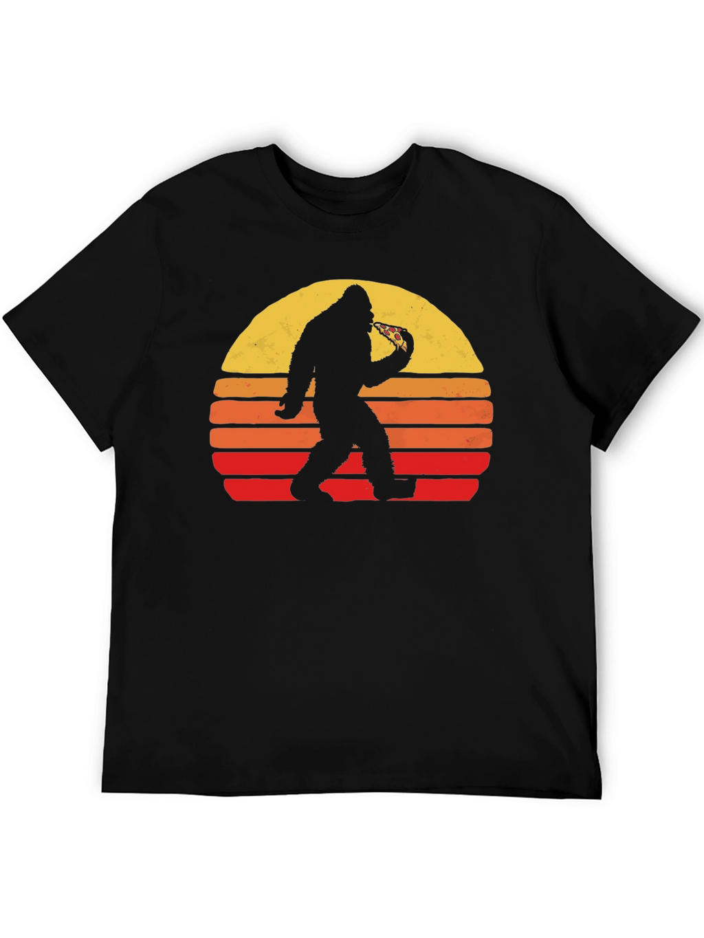 Sasquatch Pizza Sunset Tee