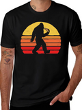Sasquatch Pizza Sunset Tee