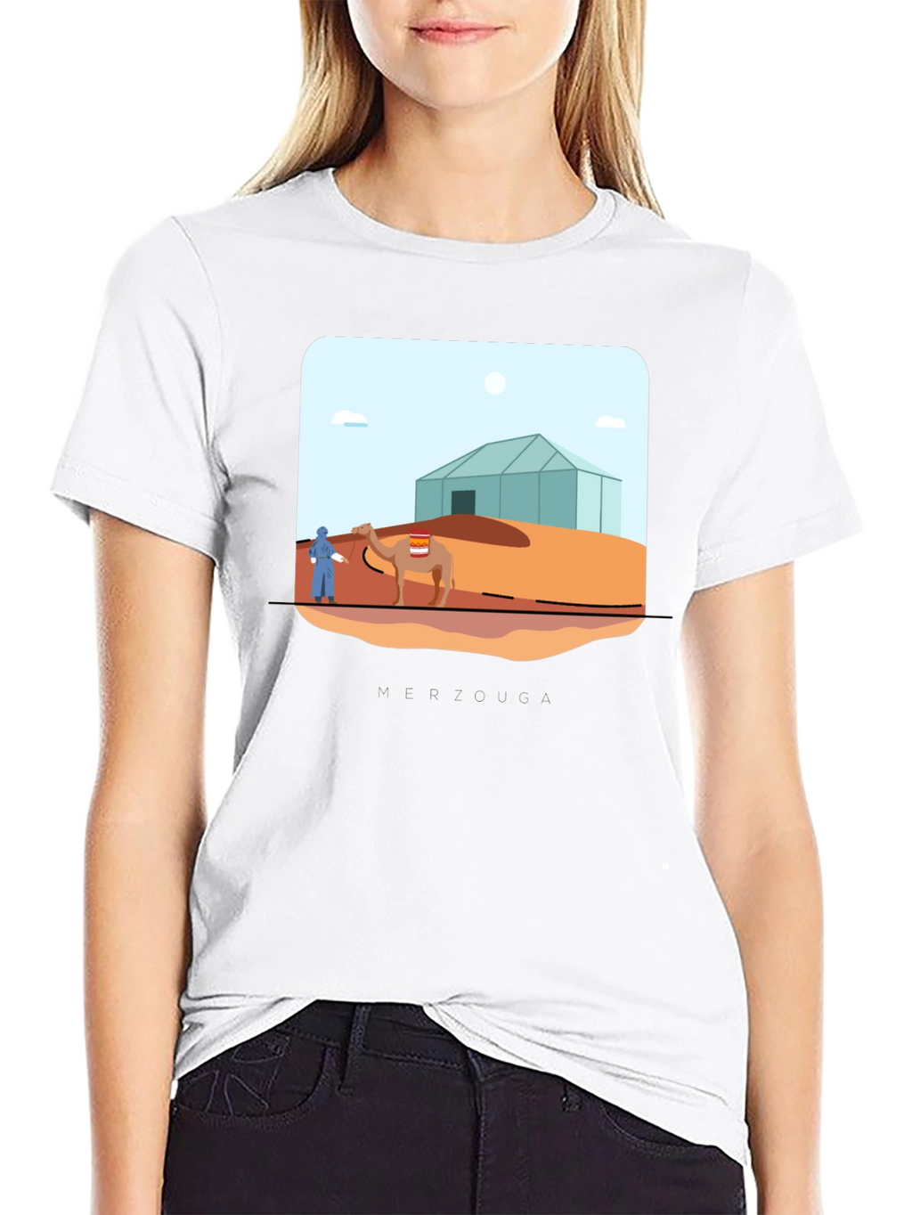 Desert Scene Graphic T-Shirt