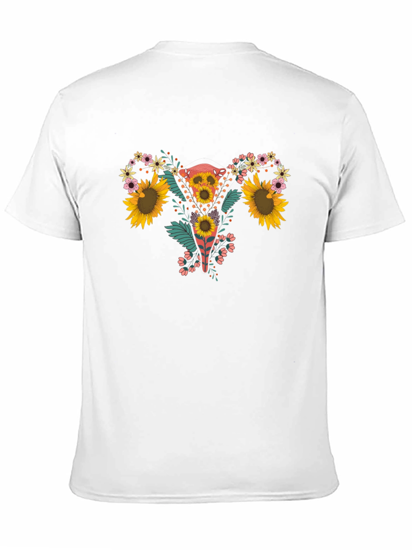 Floral Uterus Graphic Tee