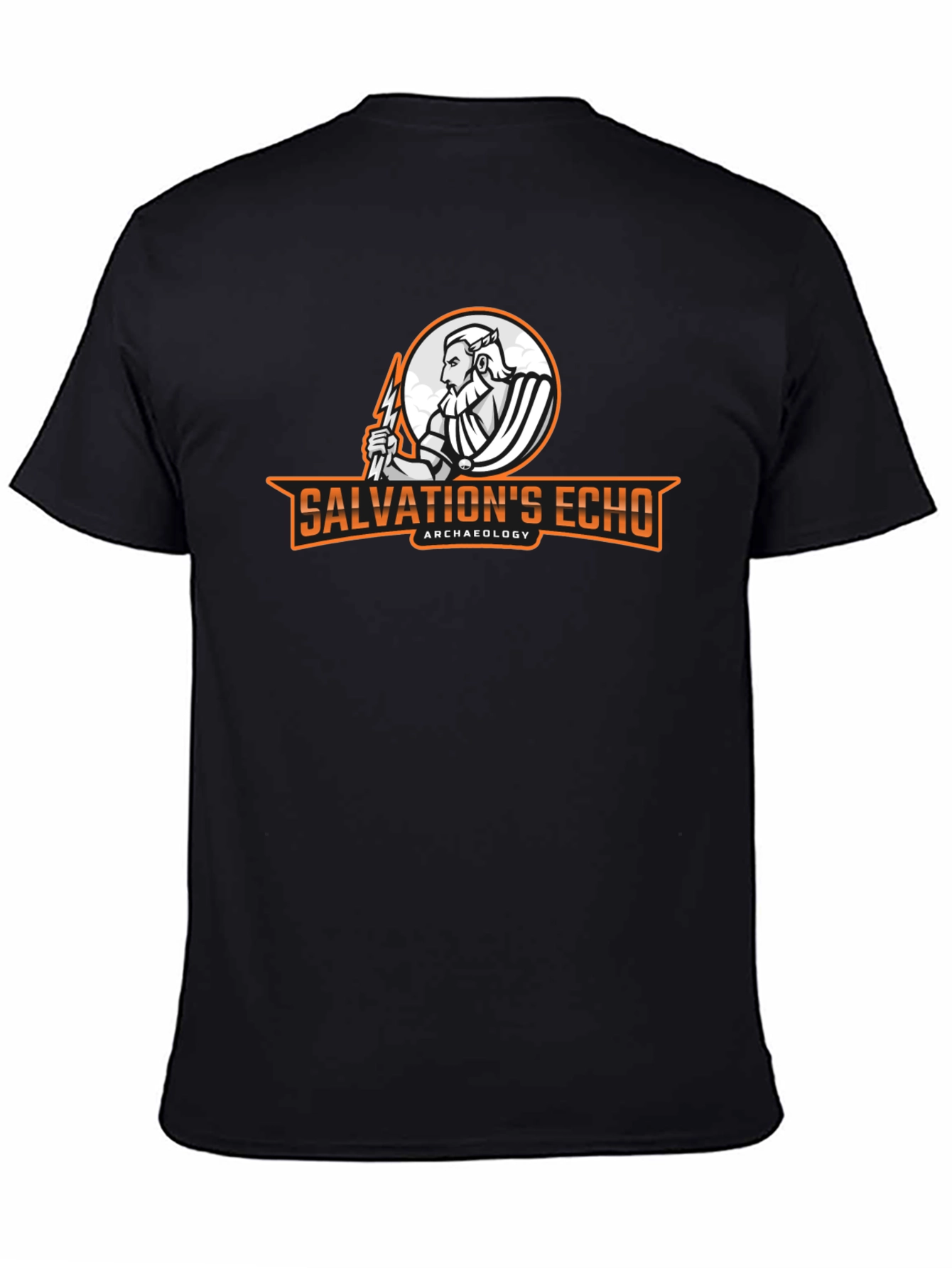 Salvations Echo Archaeology T-Shirt Zeus Graphic Black