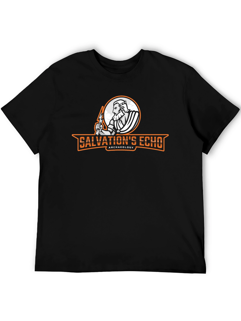 Salvations Echo Archaeology T-Shirt Zeus Graphic Black