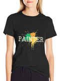 Painter Splatter T-Shirt - Artistic Design