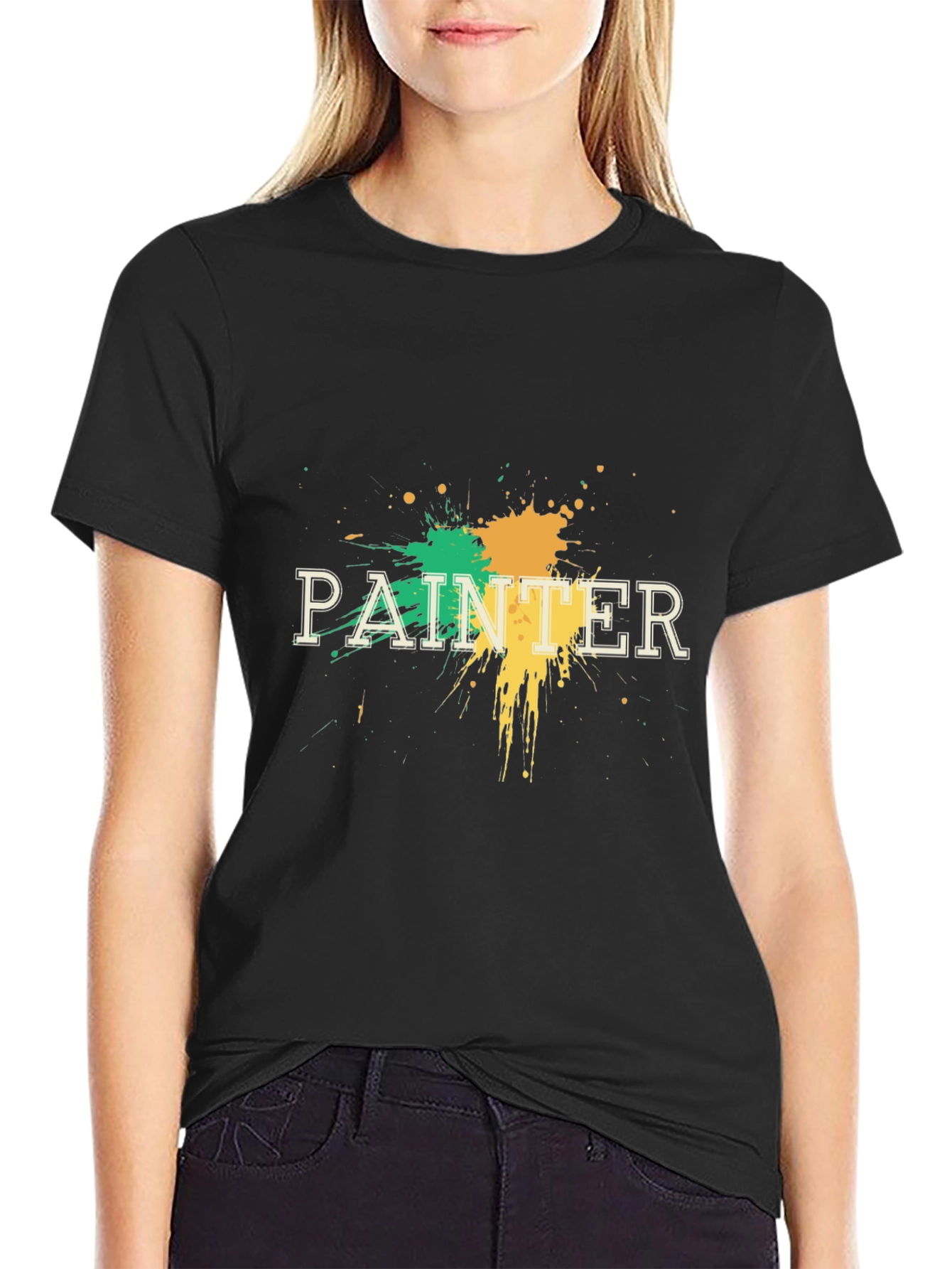 Painter Splatter T-Shirt - Artistic Design
