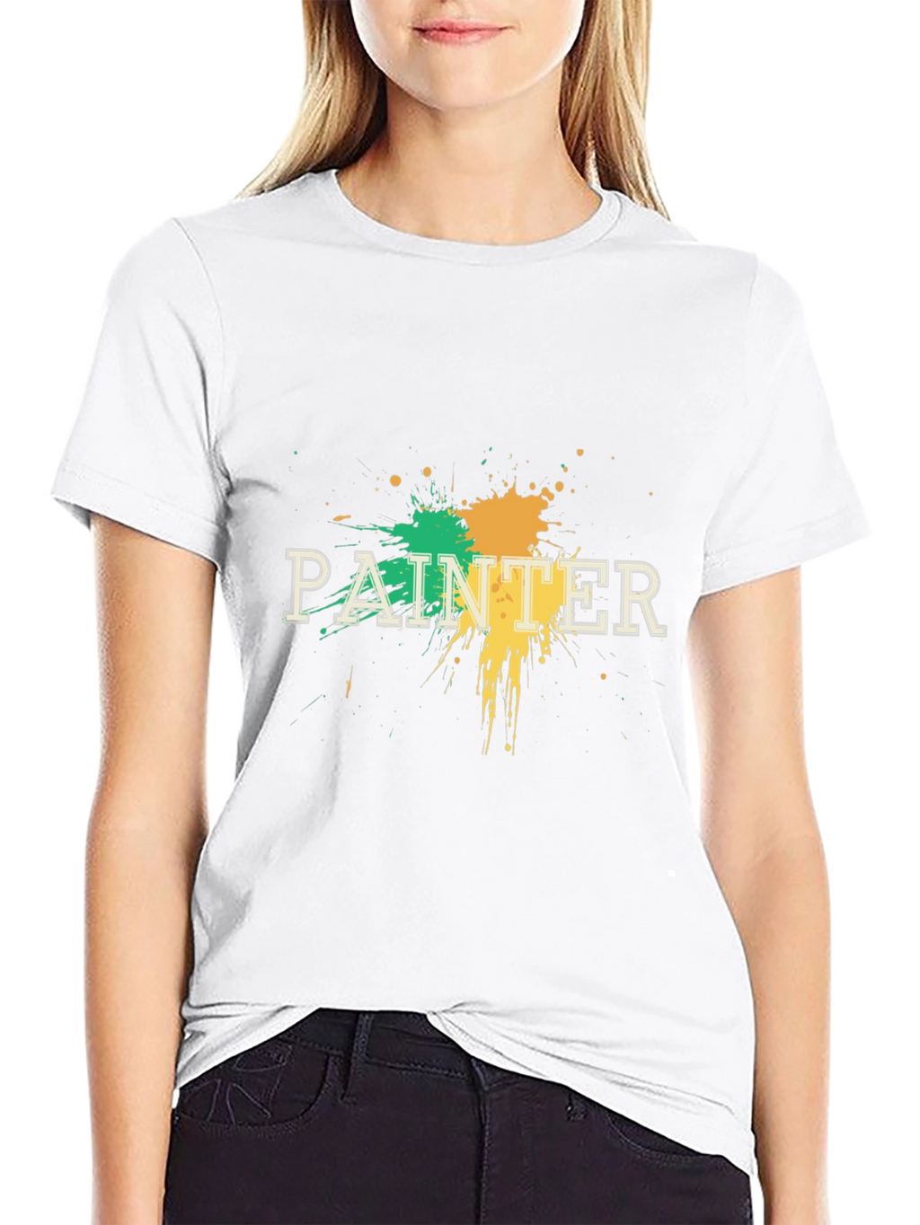 Painter Splatter T-Shirt - Artistic Design