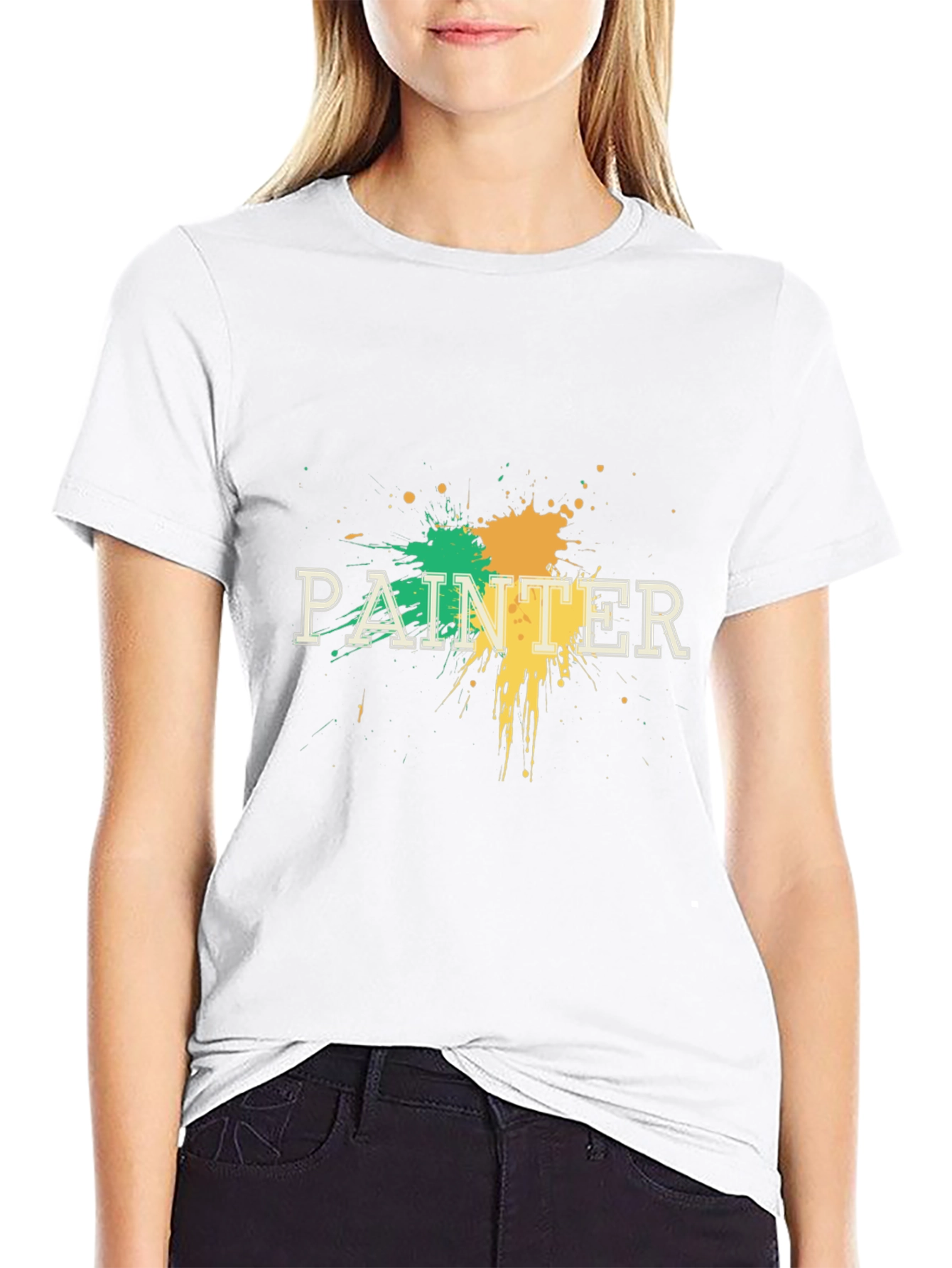 Painter Splatter T-Shirt - Artistic Design