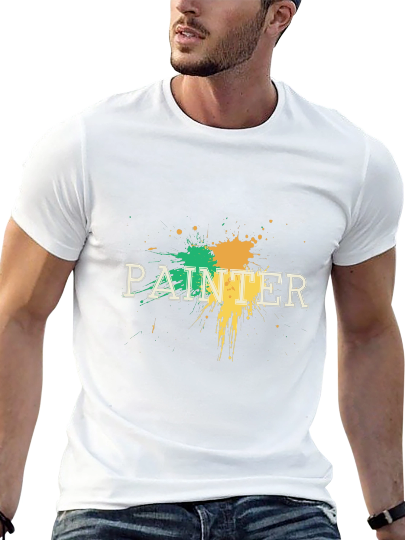 Painter Splatter T-Shirt - Artistic Design