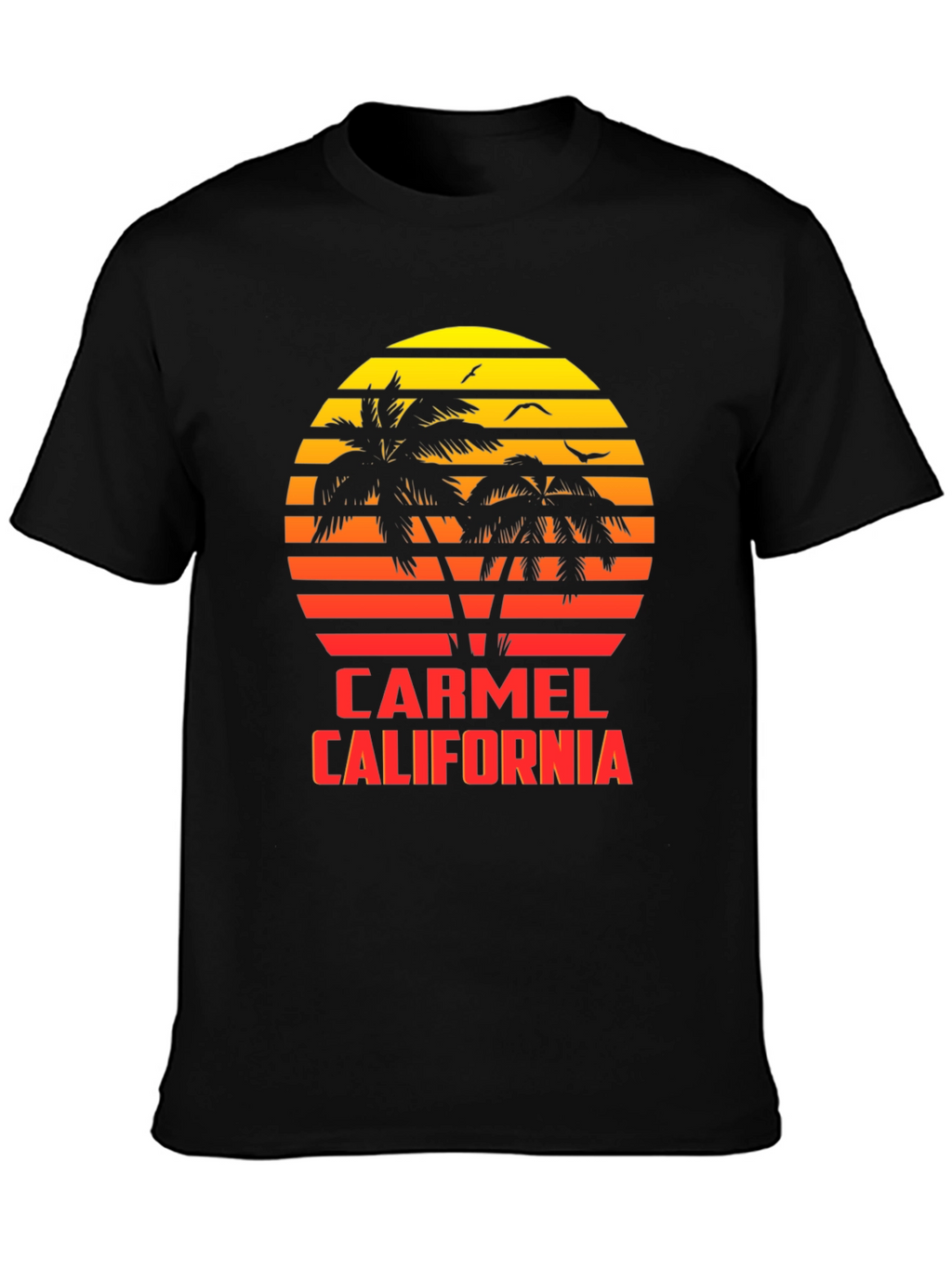 Carmel California Sunset Graphic Tee