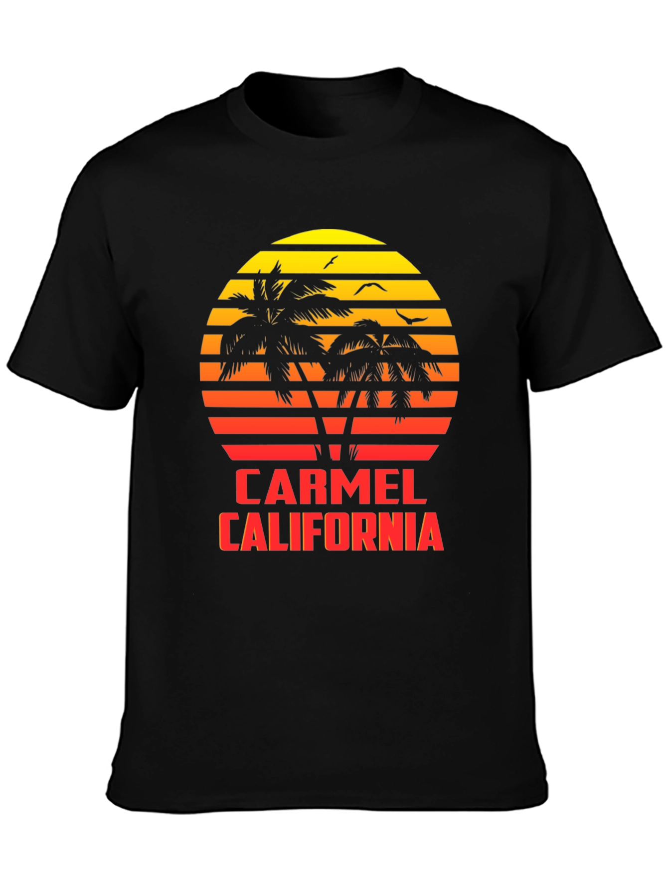 Carmel California Sunset Graphic Tee
