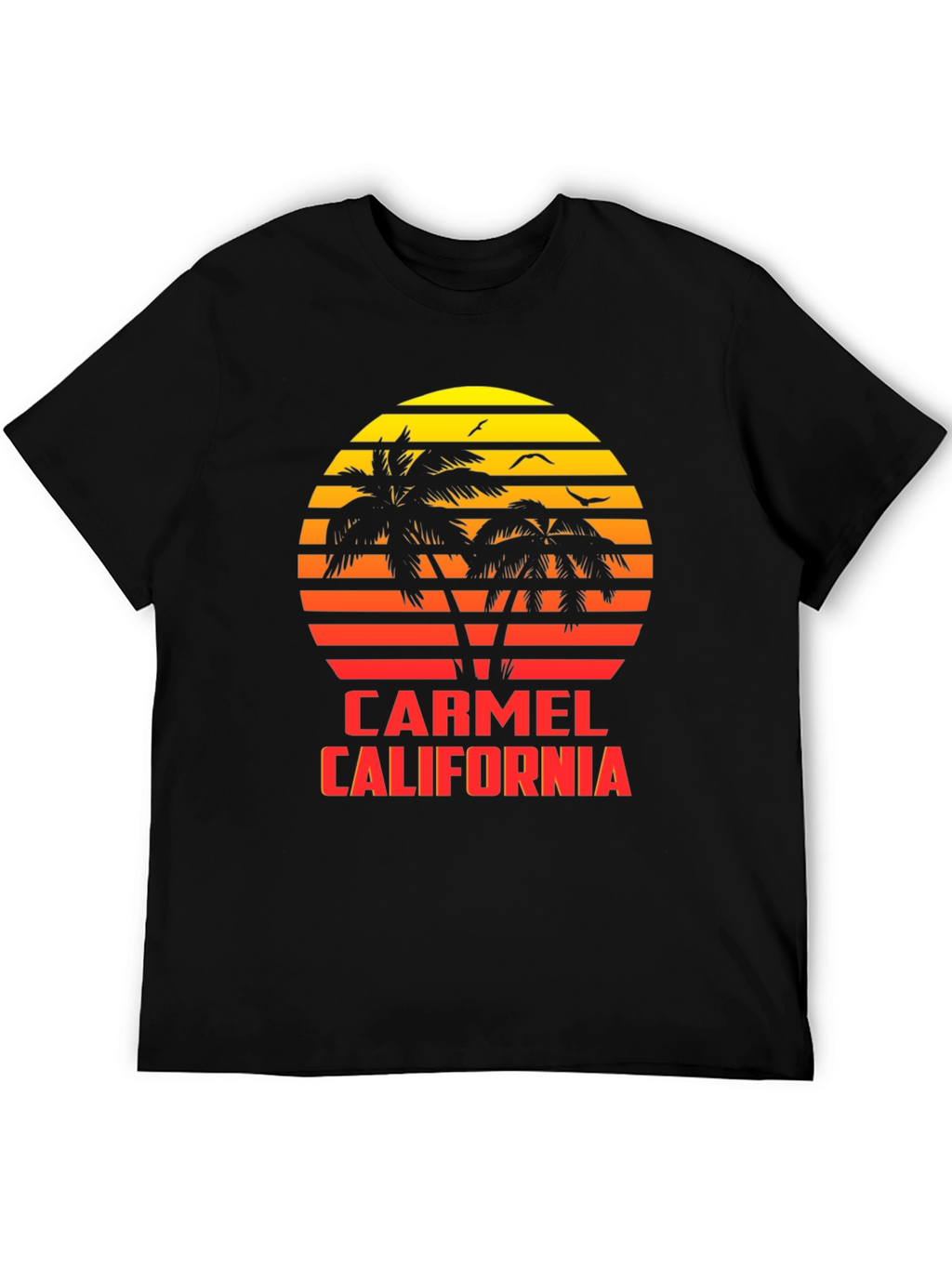 Carmel California Sunset Graphic Tee