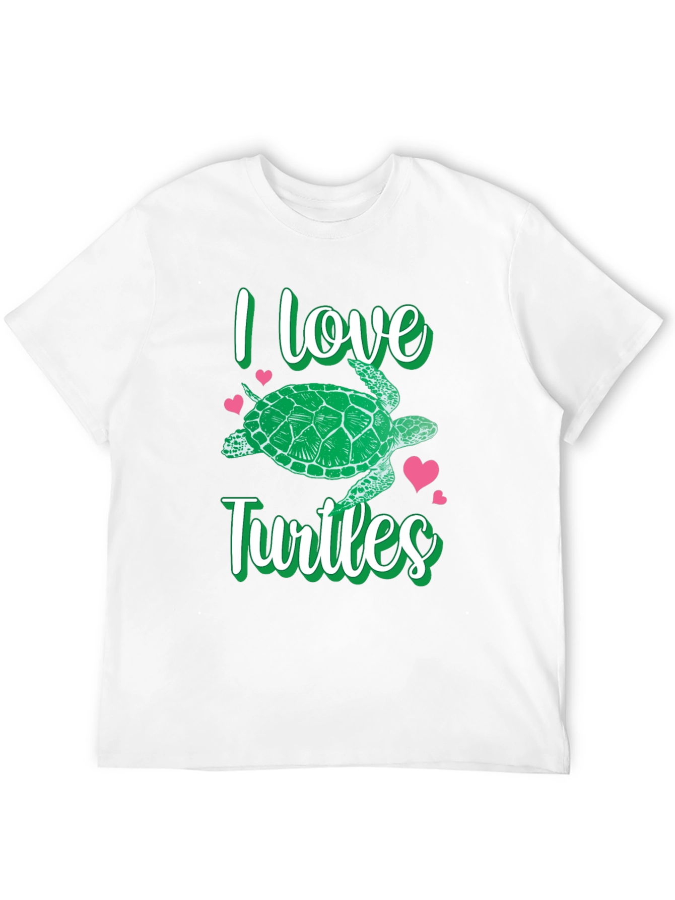 I Love Turtles Graphic T-Shirt