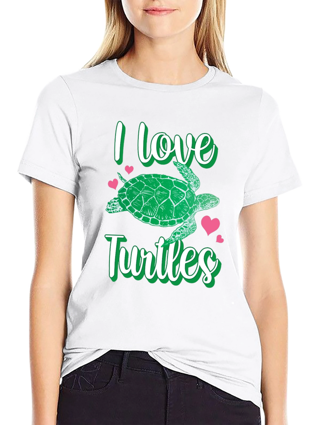 I Love Turtles Graphic T-Shirt