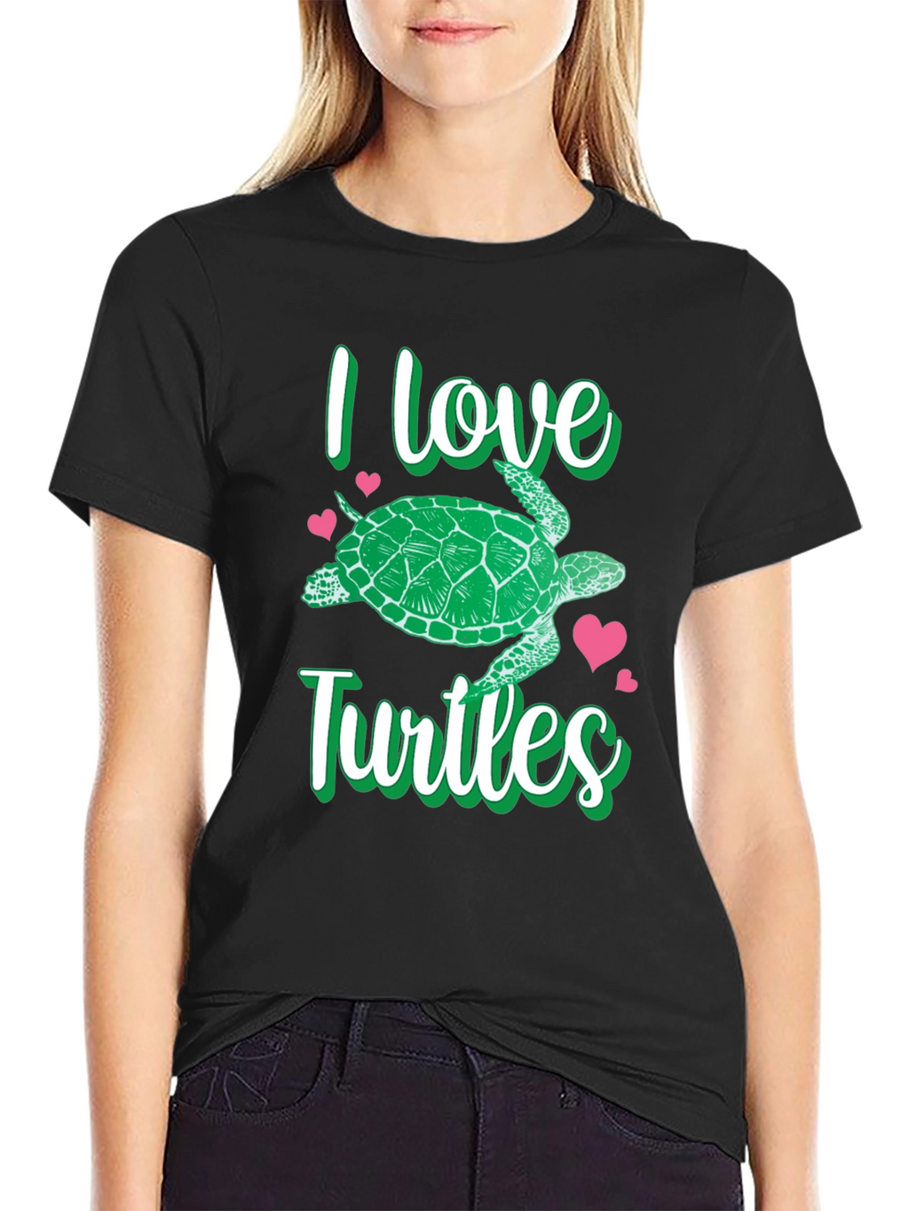 I Love Turtles Graphic T-Shirt