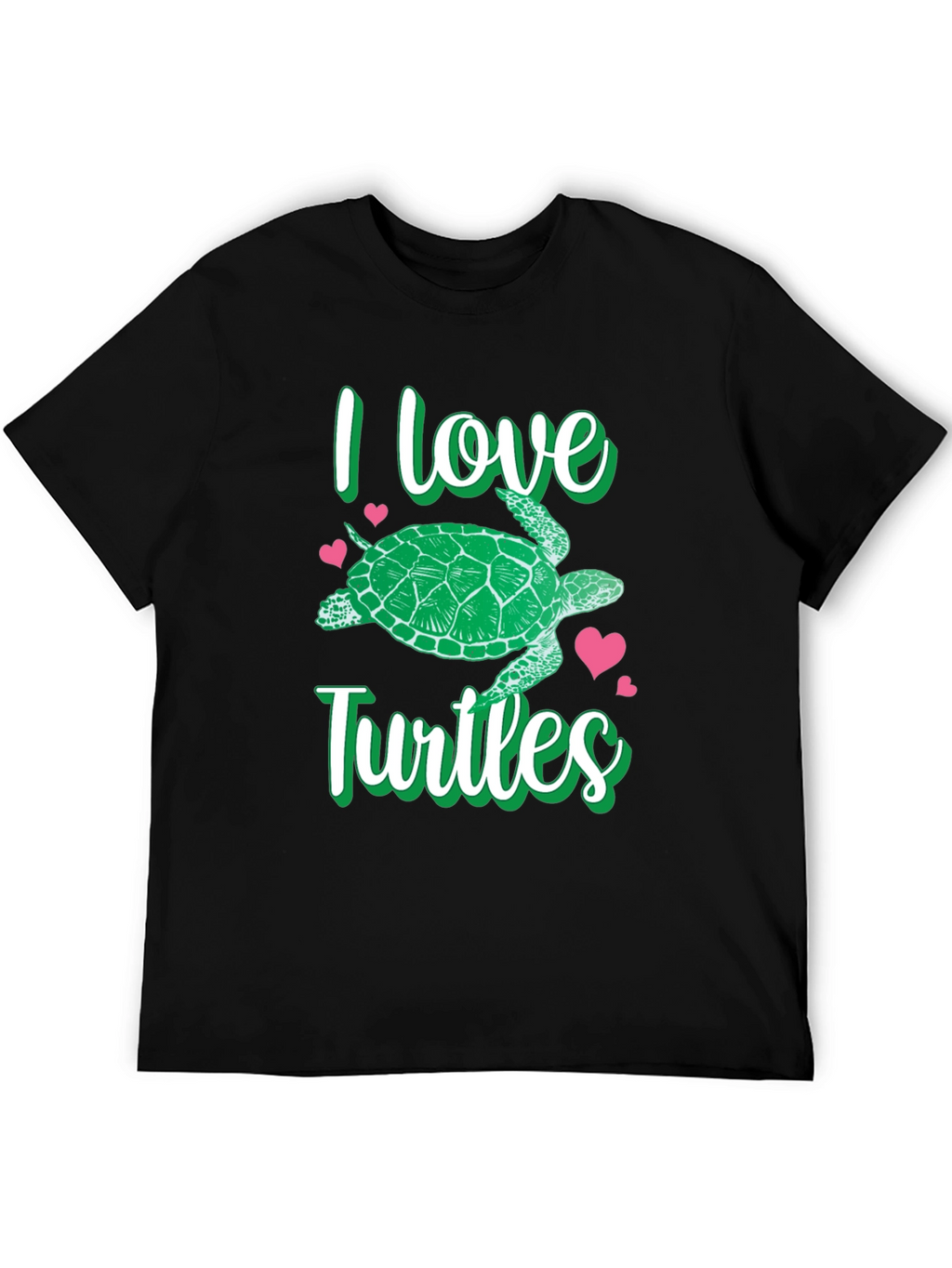 I Love Turtles Graphic T-Shirt