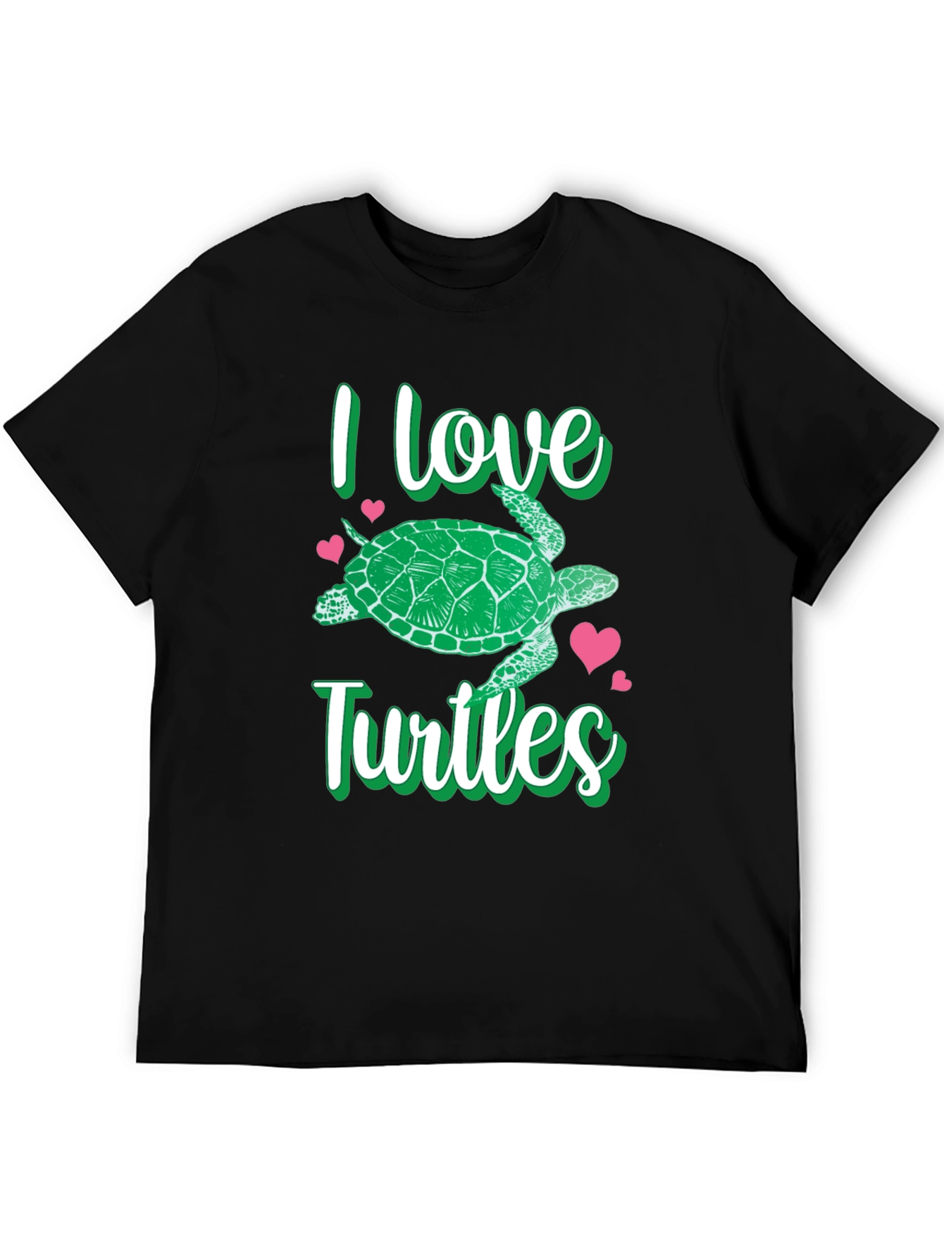 I Love Turtles Graphic T-Shirt