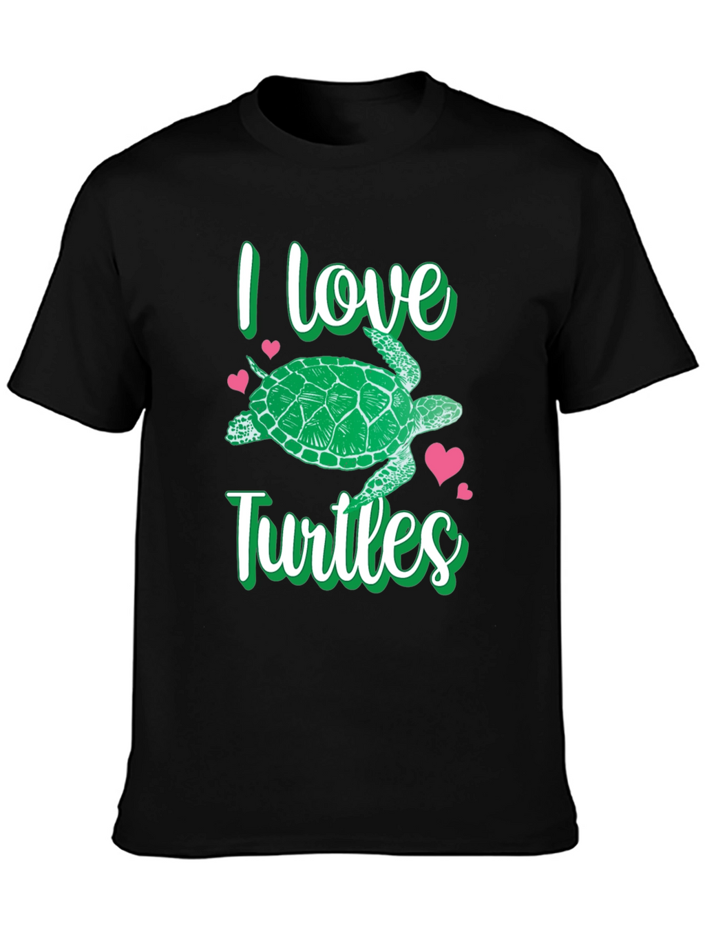 I Love Turtles Graphic T-Shirt