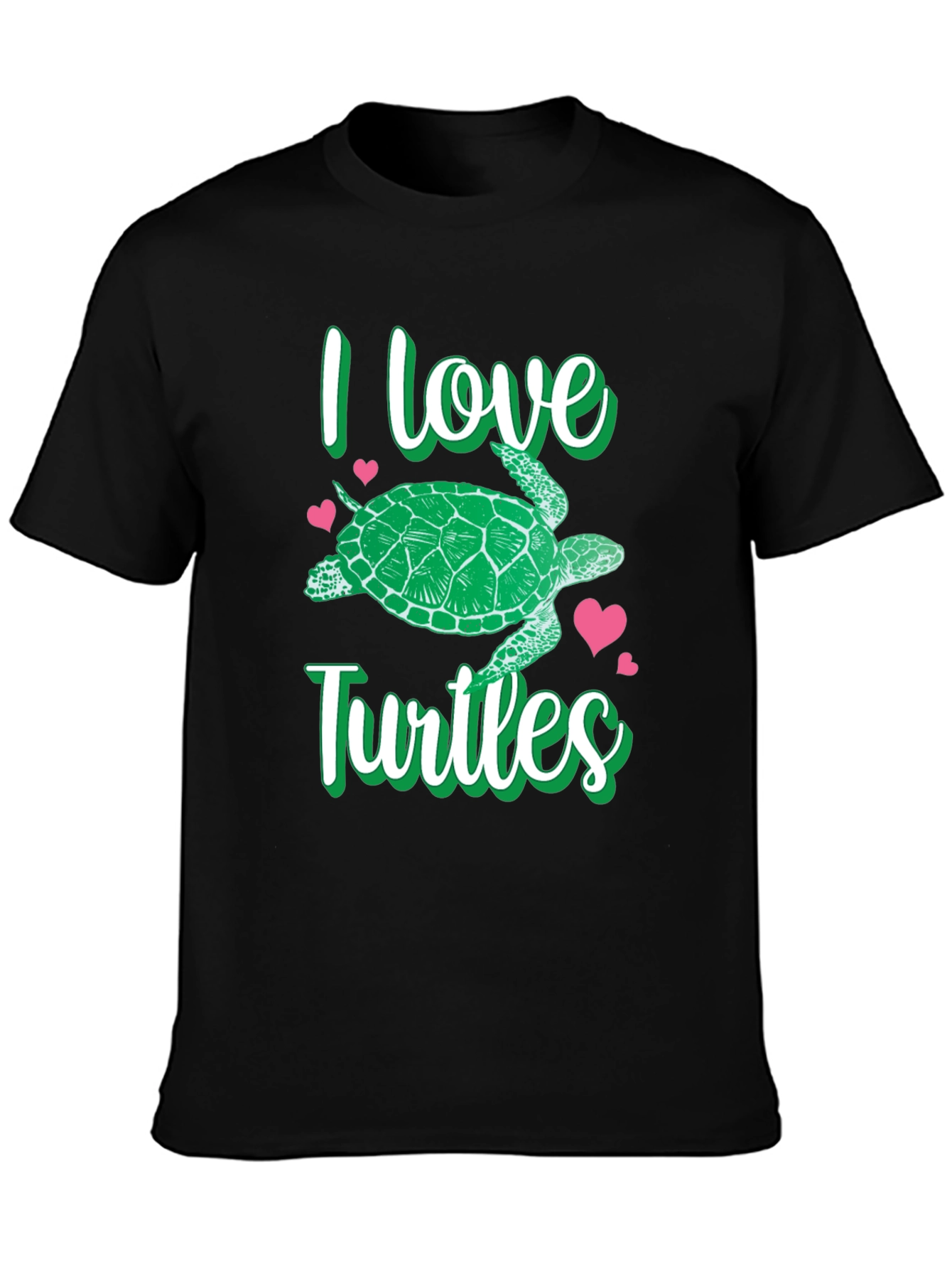 I Love Turtles Graphic T-Shirt