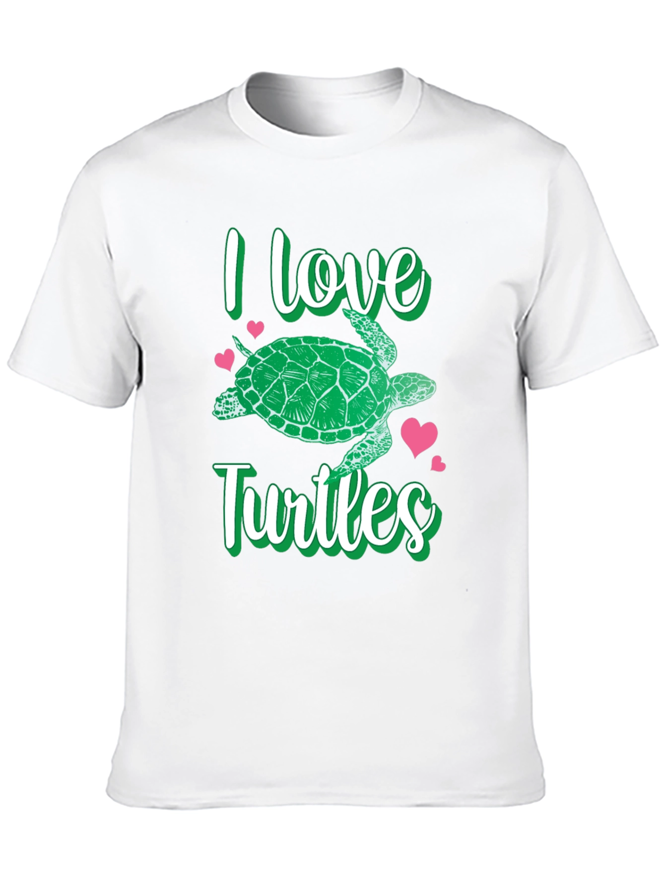 I Love Turtles Graphic T-Shirt