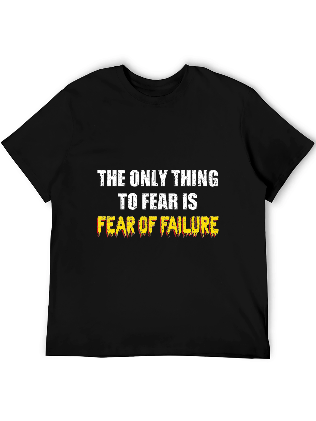 Fear of Failure Black Graphic T-Shirt