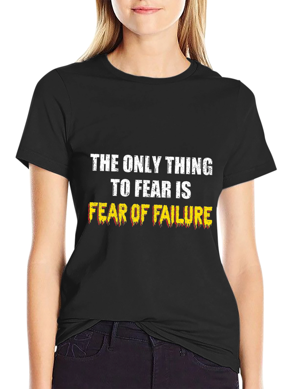 Fear of Failure Black Graphic T-Shirt