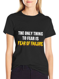 Fear of Failure Black Graphic T-Shirt