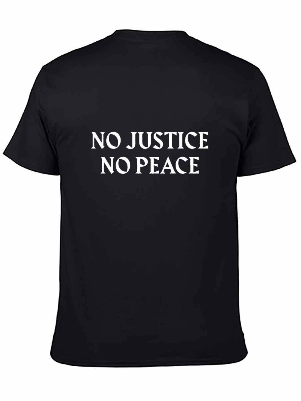 No Justice No Peace Graphic Tee - Black