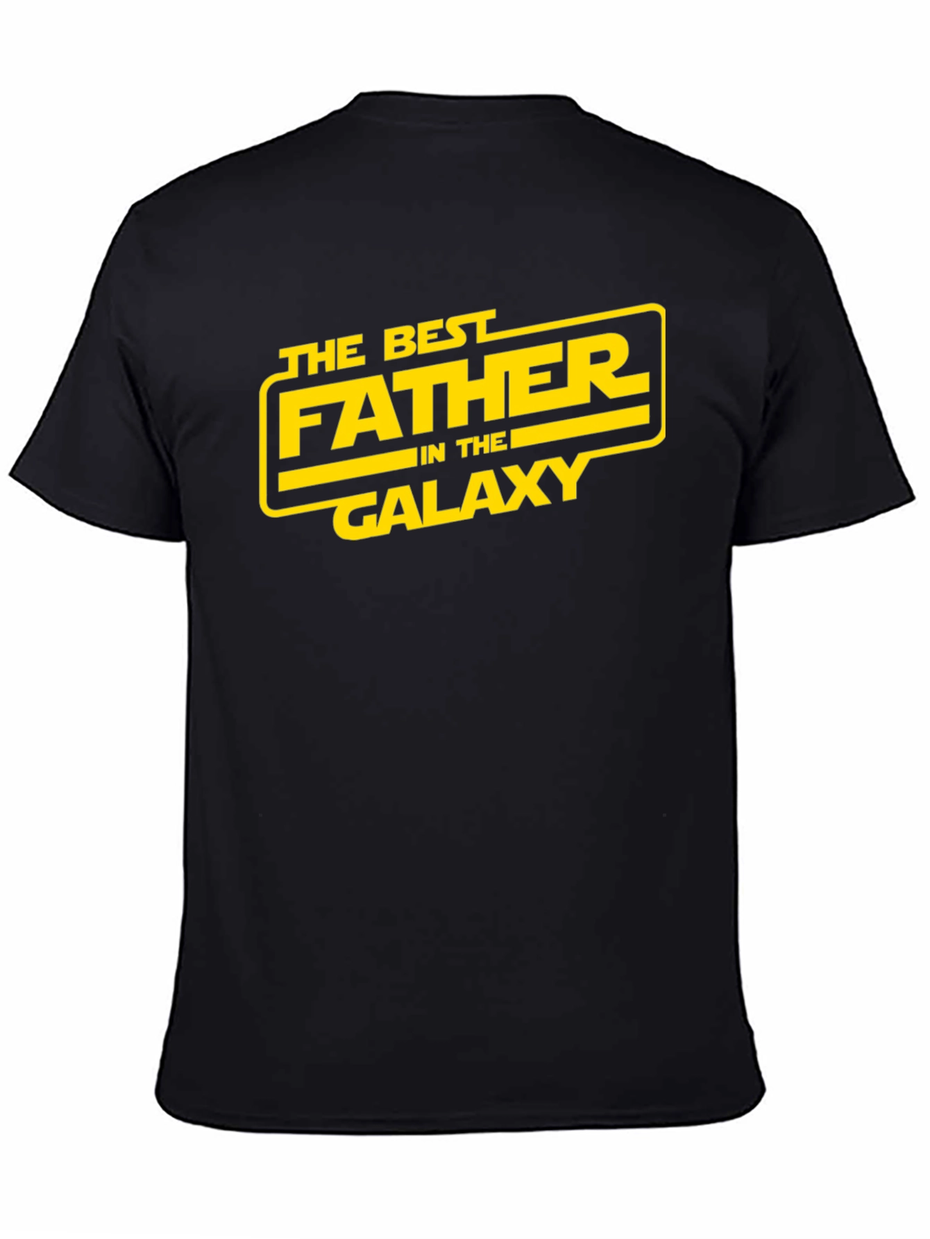 Best Father in the Galaxy T-Shirt - Black Star Wars Dad Tee