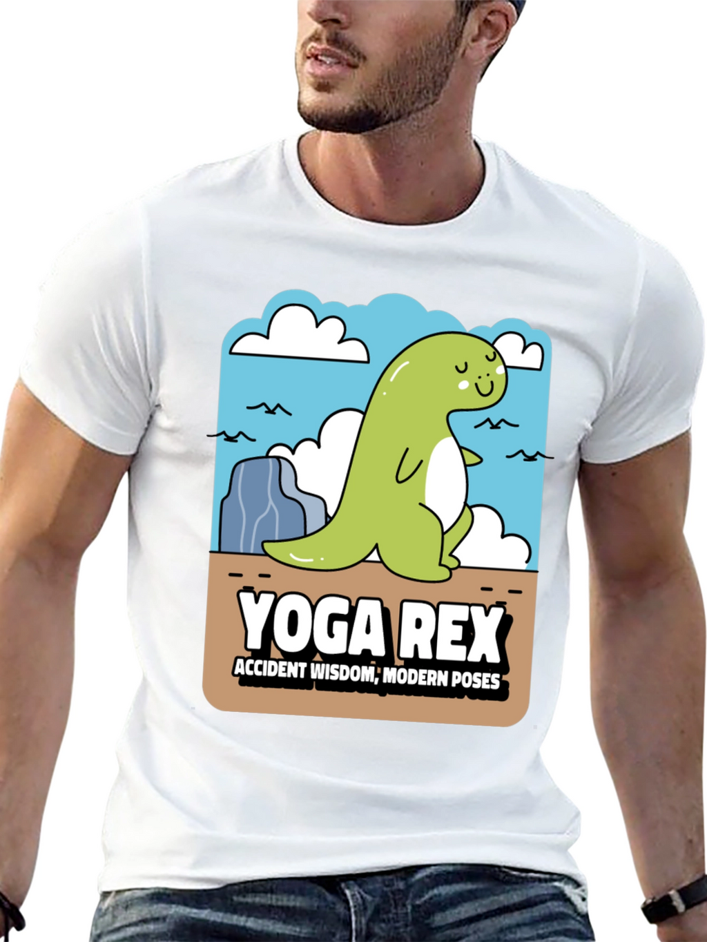 Yoga Rex Graphic T-Shirt