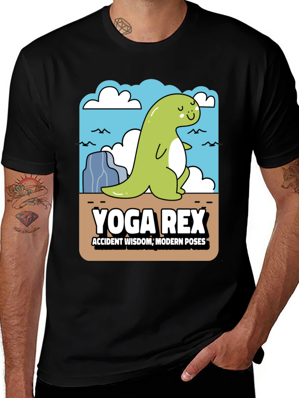Yoga Rex Graphic T-Shirt