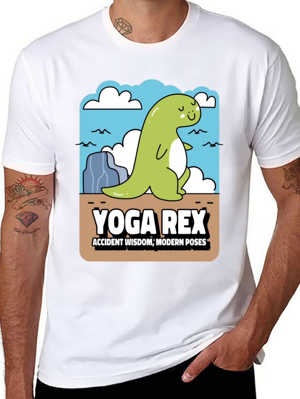 Yoga Rex Graphic T-Shirt