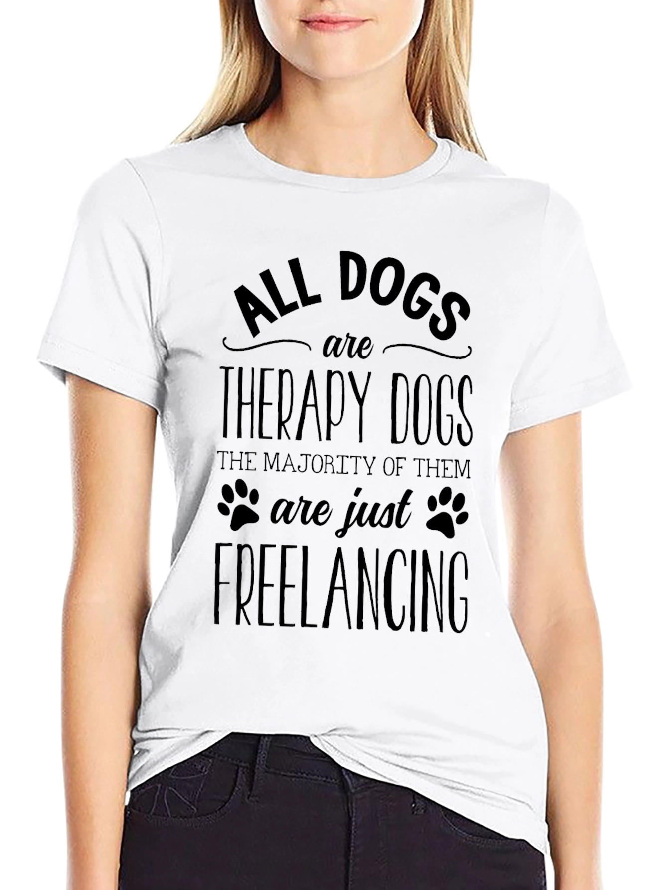 All Dogs are Therapy Dogs Graphic Tee