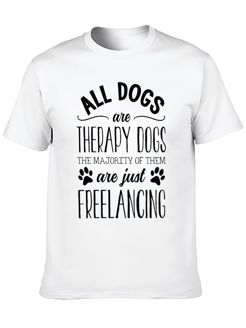 All Dogs are Therapy Dogs Graphic Tee