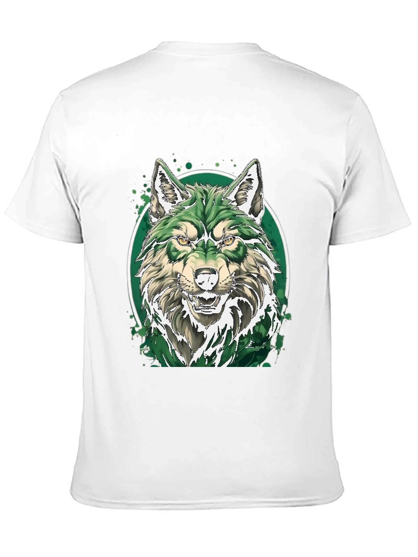 Wolf Graphic Black T-Shirt - Fierce Style