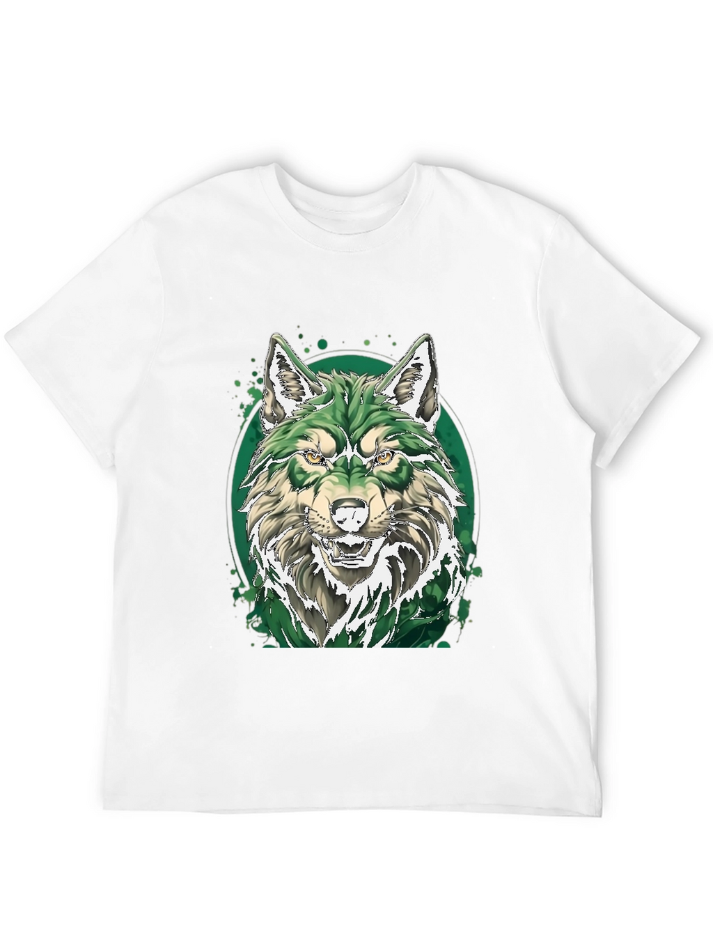 Wolf Graphic Black T-Shirt - Fierce Style