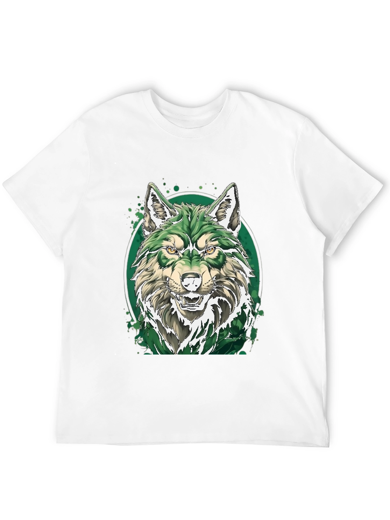 Wolf Graphic Black T-Shirt - Fierce Style