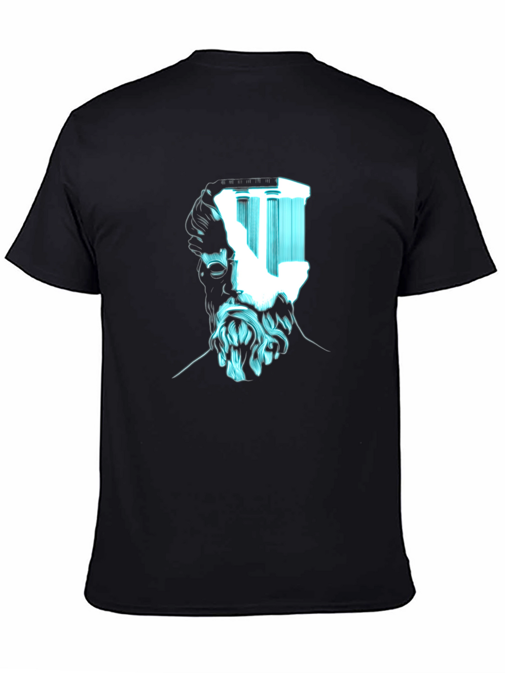Modern Philosopher Graphic Tee - Black