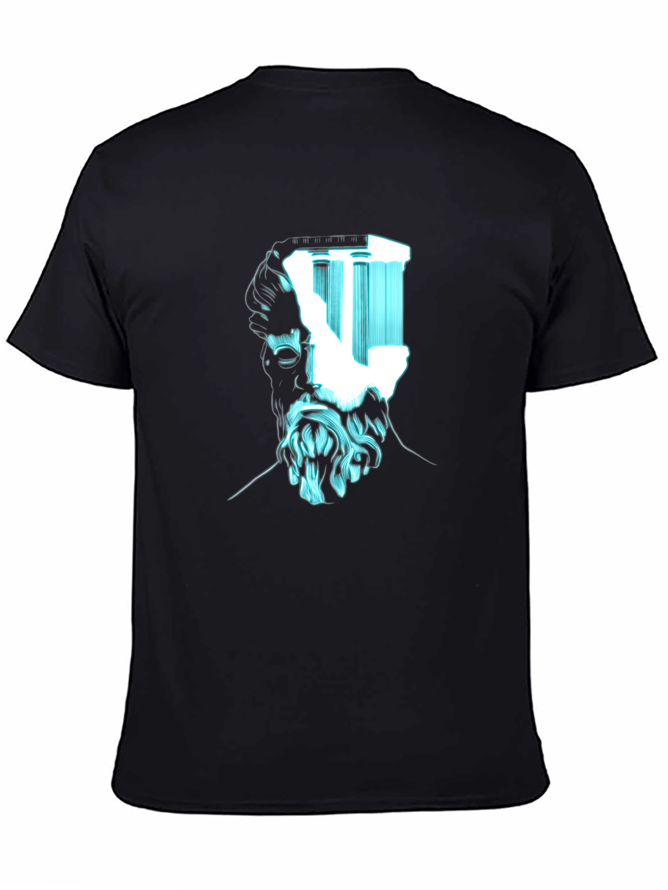 Modern Philosopher Graphic Tee - Black