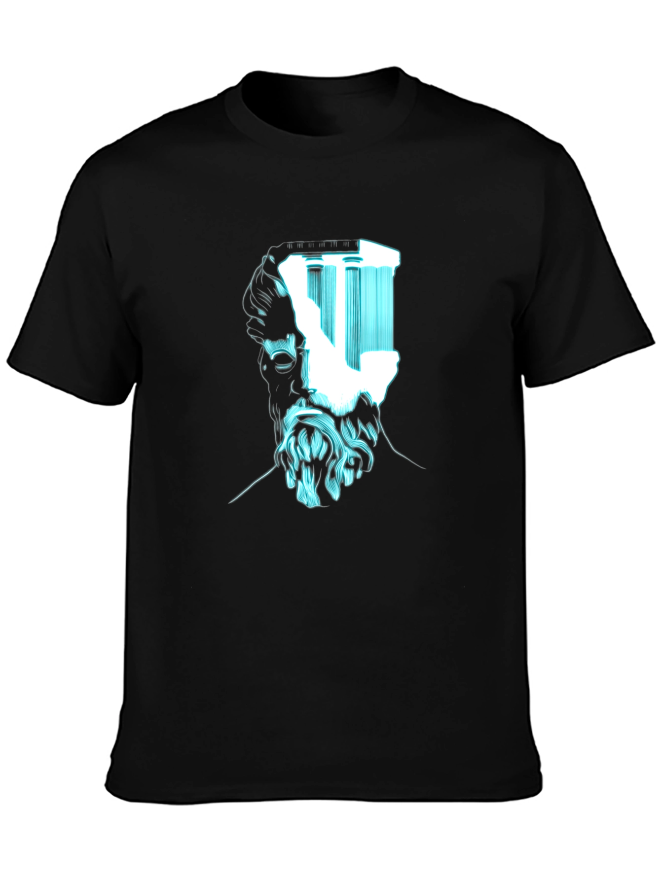 Modern Philosopher Graphic Tee - Black