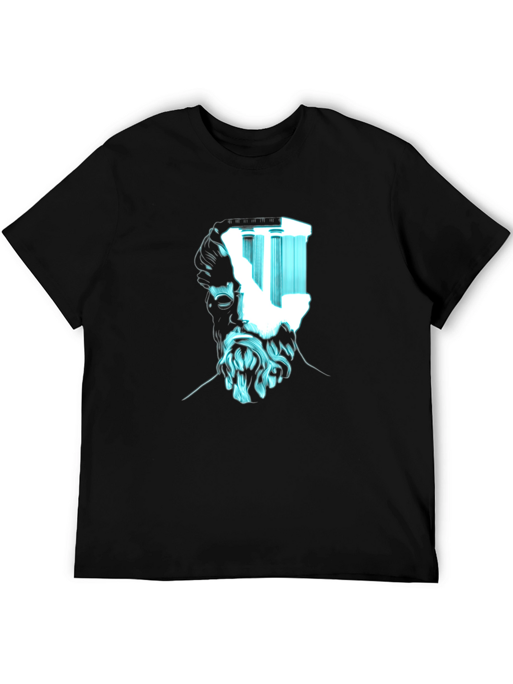 Modern Philosopher Graphic Tee - Black