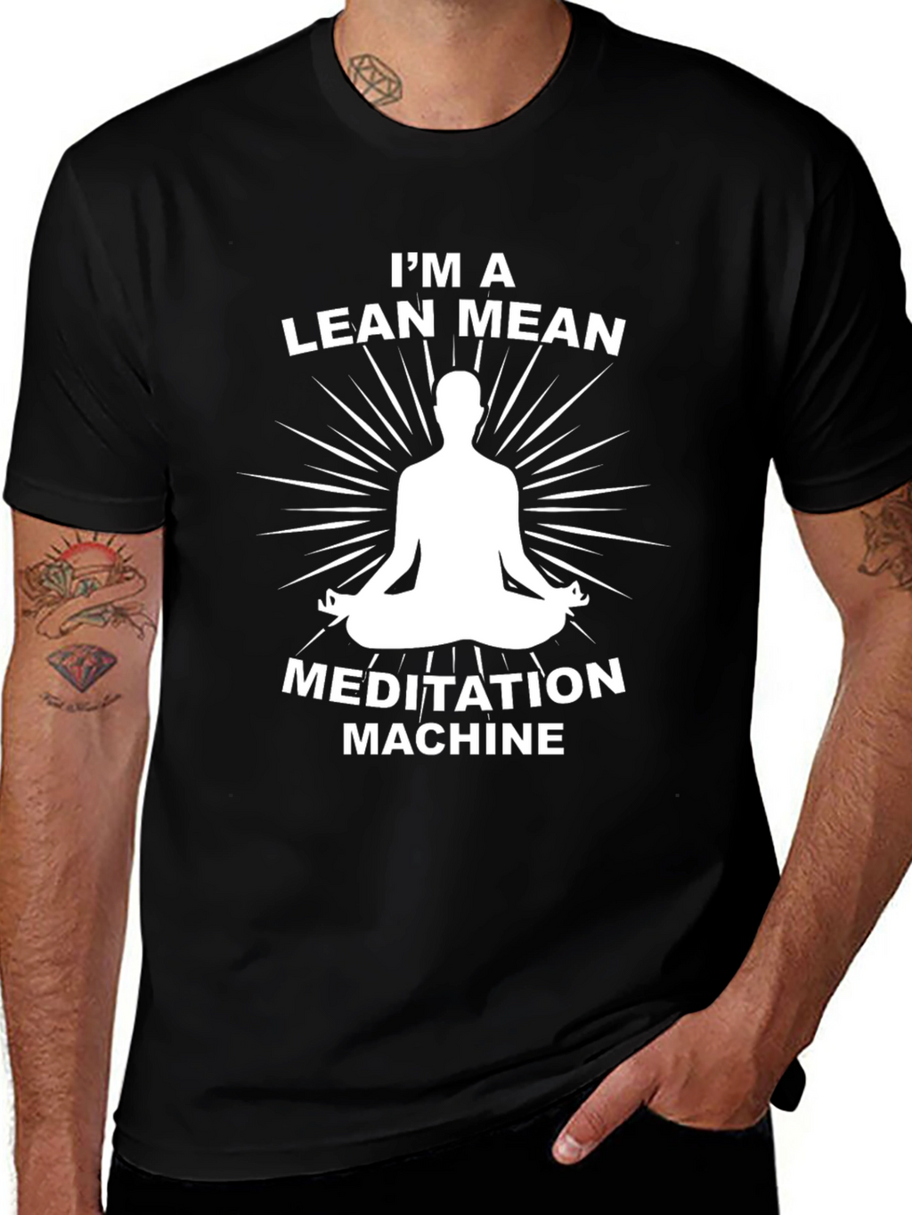 Lean Mean Meditation Machine Graphic Tee