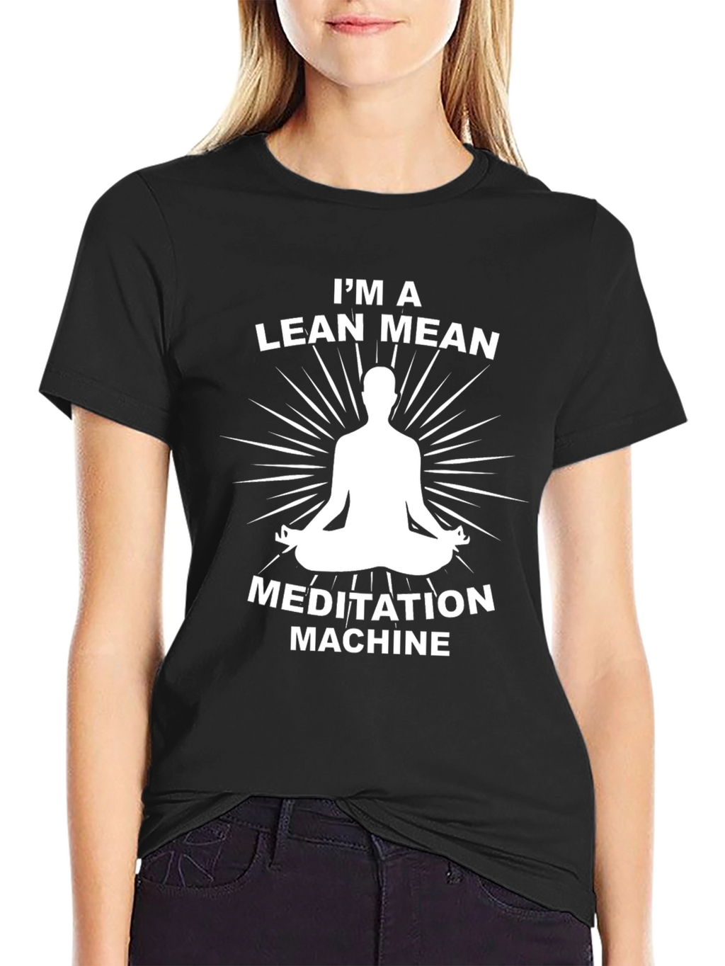 Lean Mean Meditation Machine Graphic Tee