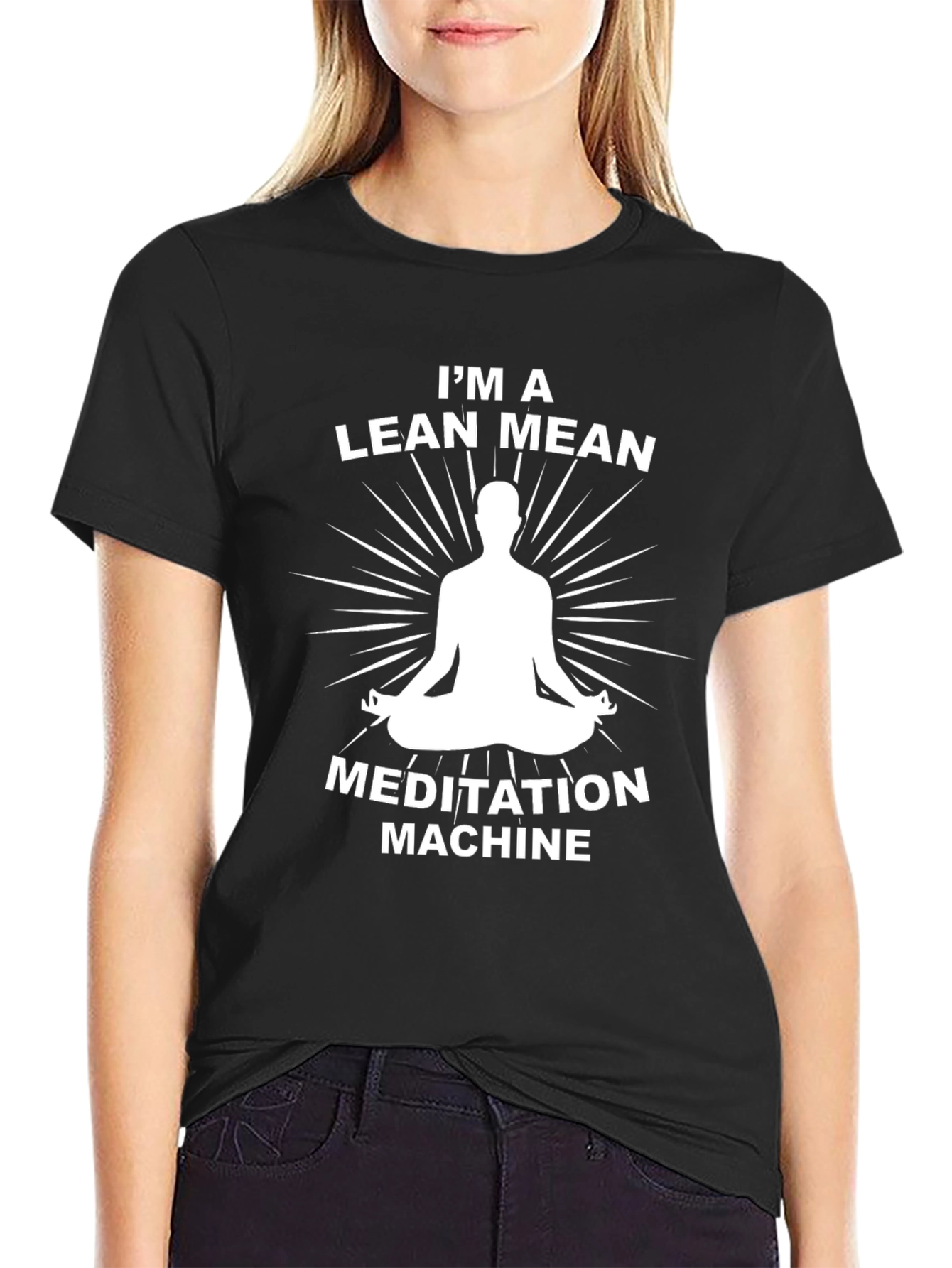 Lean Mean Meditation Machine Graphic Tee